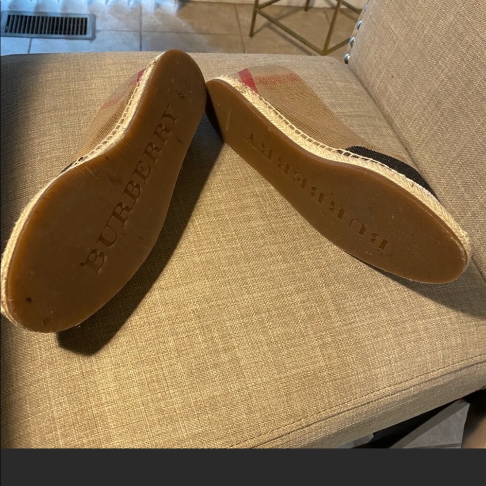 BURBERRY Hodgeson check canvas espadrilles - Picture 6 of 8